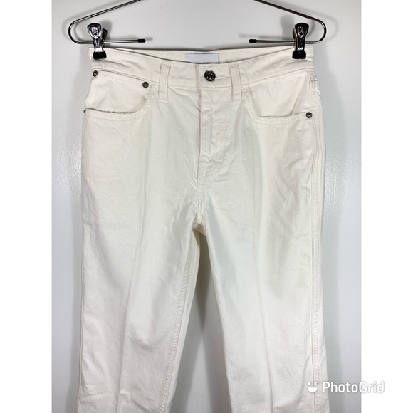 NWT CURRENT ELLIOTT The Vanessa White Out Jeans 25 - Picture 7 of 12